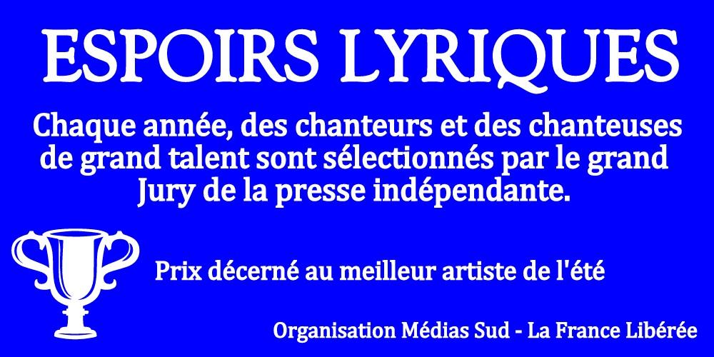 ESPOIRS LYRIQUES 2025