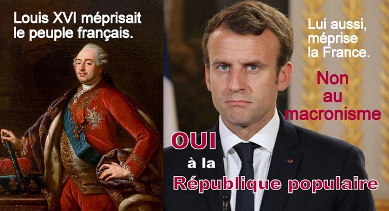 MACRON LOUIS XVI