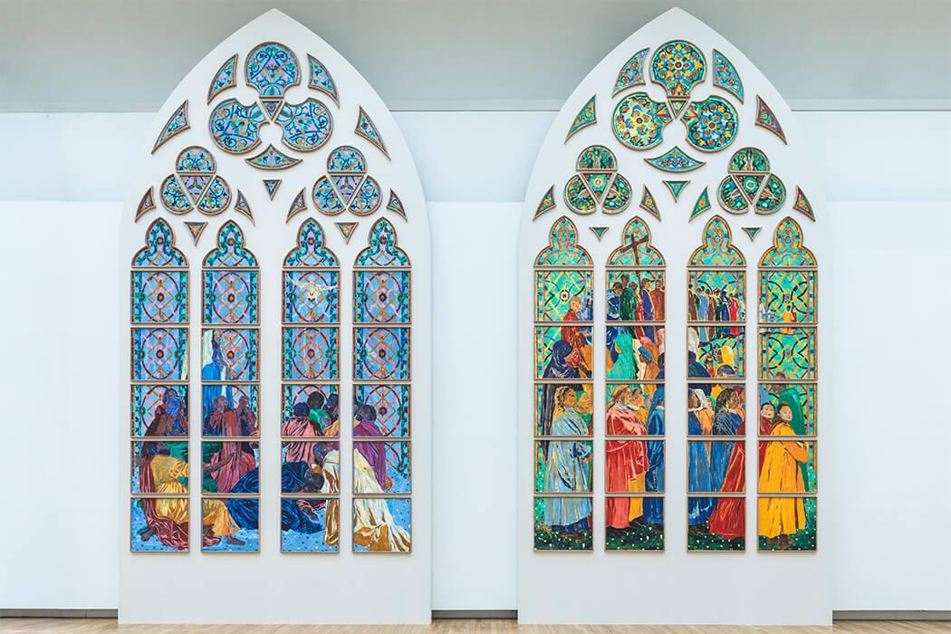 NOUVEAUX VITRAUX NOTRE DAME DE PARIS